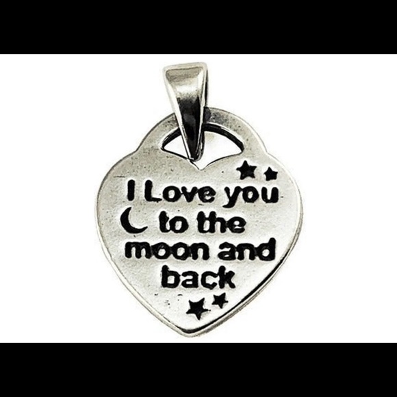 Love You Till The Moon and Back Charm Necklace❤️ - Picture 2 of 8
